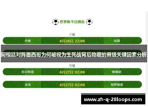 阿根廷对阵墨西哥为何被视为生死战背后隐藏的晋级关键因素分析 阿根廷对阵墨西哥为何被视为生死战背后隐藏的晋级关键因素分析